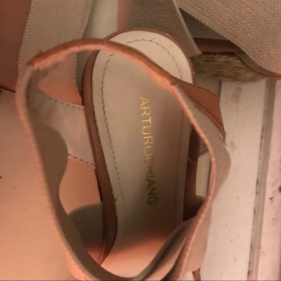 Arturo Chiang Jute Heel Wedges - Picture 5 of 8